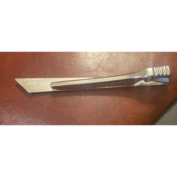 VTG Silver Tone 3" Tie Bar - Picture 3 of 3